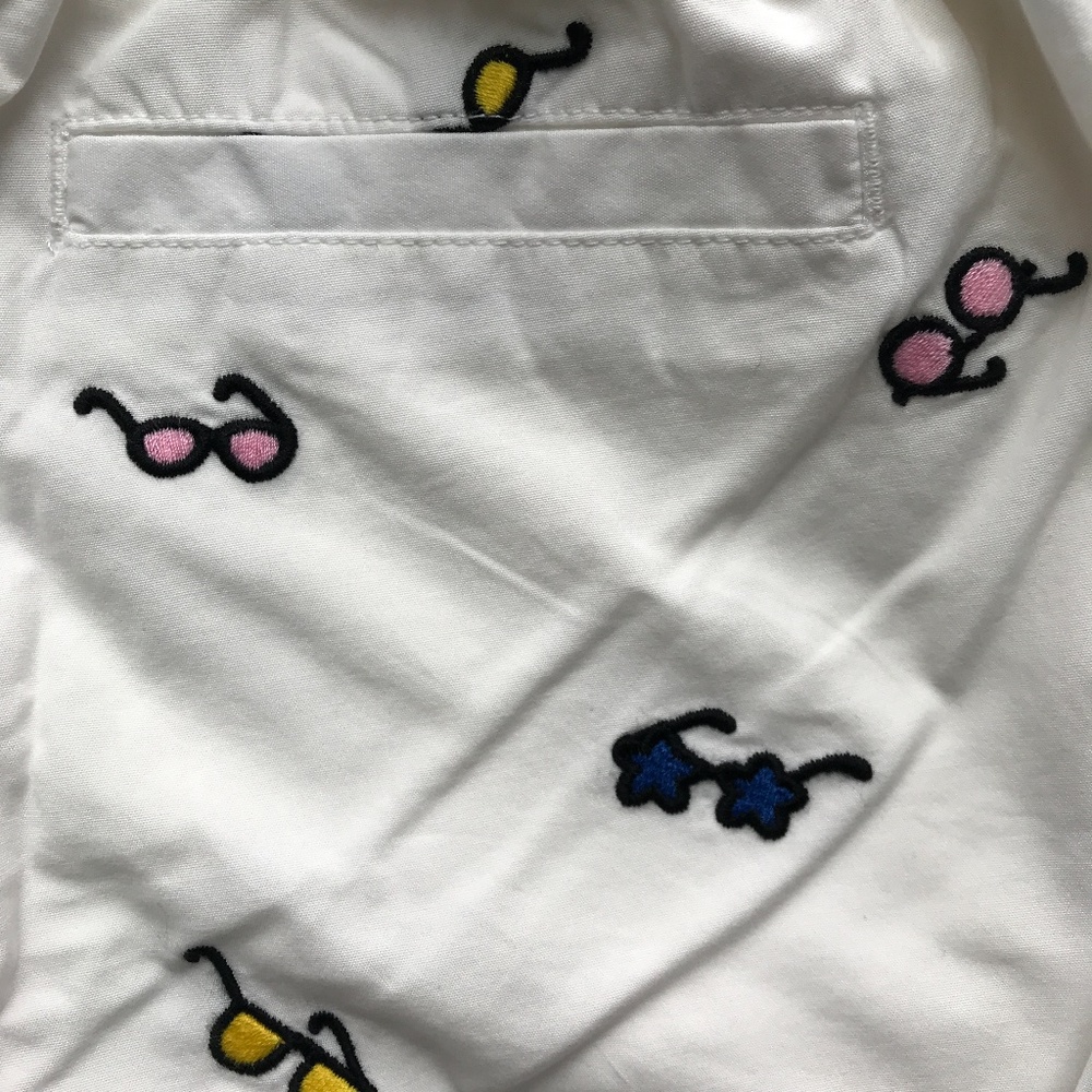 NWT Hanna Andersson Girls White Sunglasses Shorts - Picture 7 of 7
